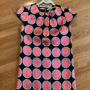 Milly sz 4 pattern mini dress w/ button